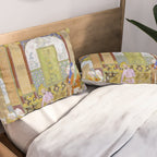  Babur receives a courtier Indian Mughal Art Pillow Sham Gallery Image 2