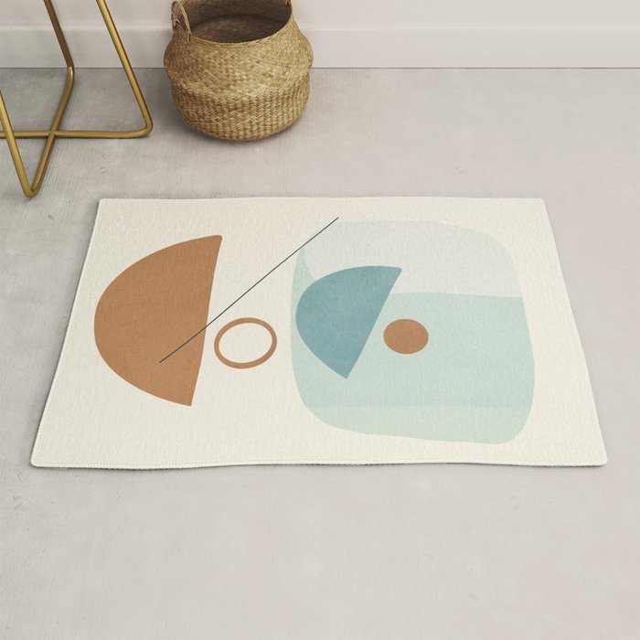 Azzurro Shapes No 54 Rug Gallery Image 1