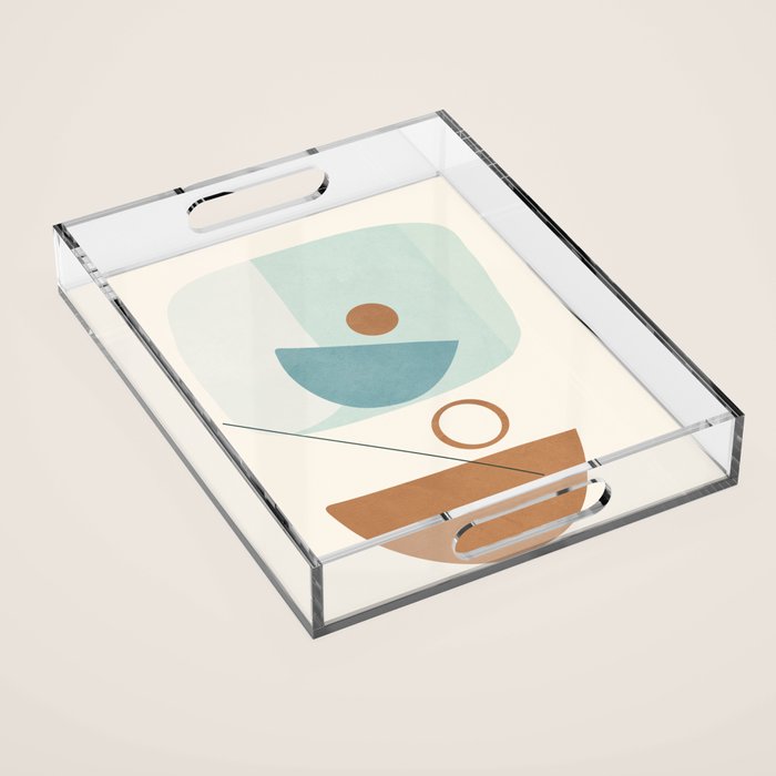 Azzurro Shapes No 54 Acrylic Tray Gallery Image 1