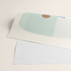 Azzurro Shapes No 54 Wrapping Paper Gallery Image 2