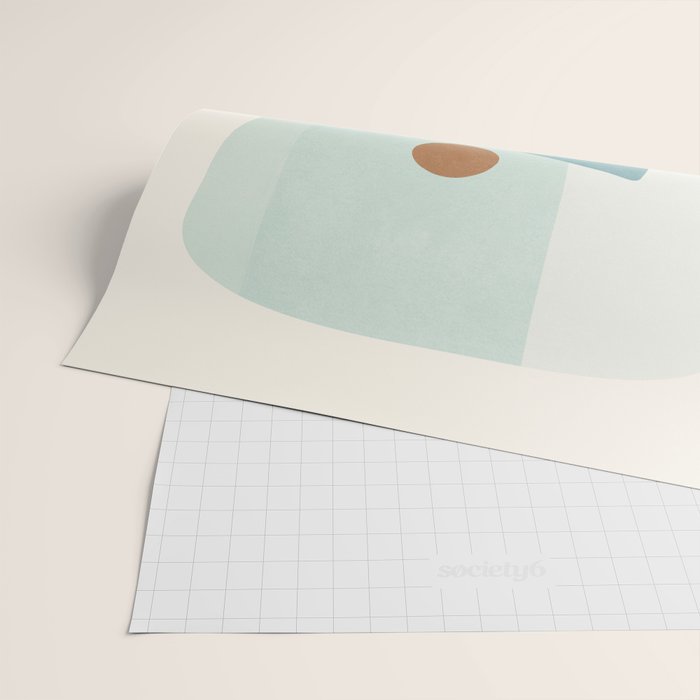 Azzurro Shapes No 54 Wrapping Paper Gallery Image 2