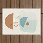 Azzurro Shapes No 54 Outdoor Rug Gallery Image 1