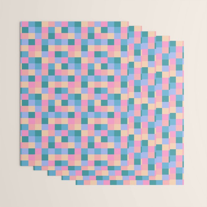 Bold Retro Checks Pattern - Small XXXI Wrapping Paper Gallery Image 3
