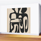 Abstract Minimal Art 1  Wall Mural Gallery Image 2
