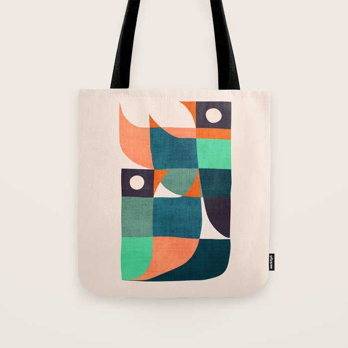 Two birds dancing Tote Bag Gallery Image 1
