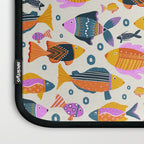 Crafty Maximalist Fish Parade Laptop Sleeve Gallery Image 3