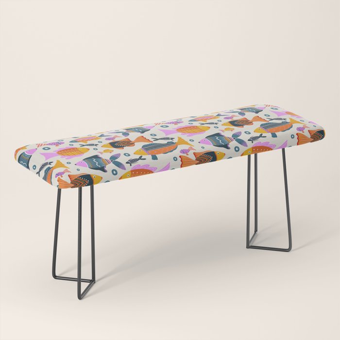Crafty Maximalist Fish Parade Bench Gallery Image 1