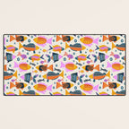 Crafty Maximalist Fish Parade Desk Mat Gallery Image 3