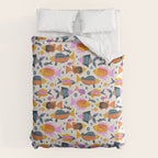 Crafty Maximalist Fish Parade Comforter Gallery Image 6