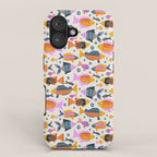 Crafty Maximalist Fish Parade iPhone Case Gallery Image 1