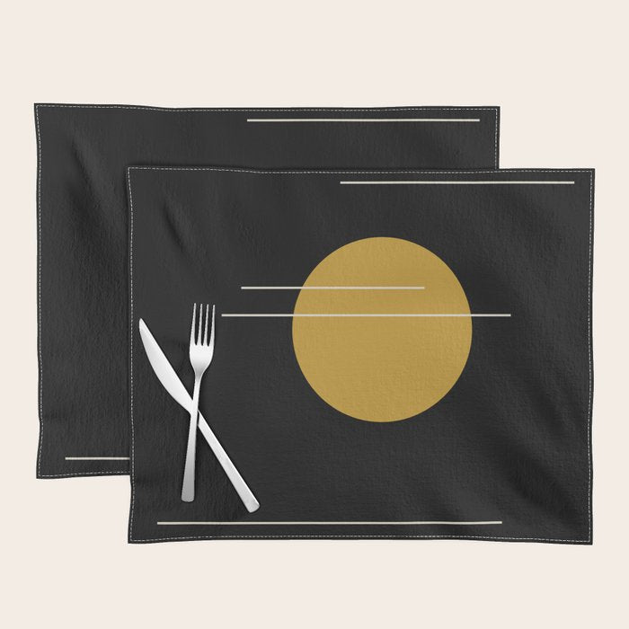 Minimal Sky Abstract XVII Placemat Gallery Image 1