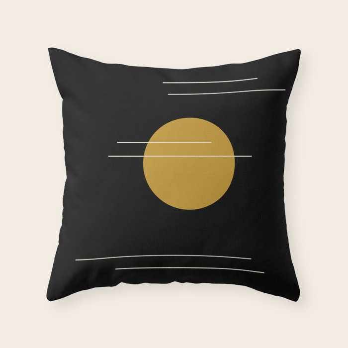 Minimal Sky Abstract XVII Throw Pillow Gallery Image 1