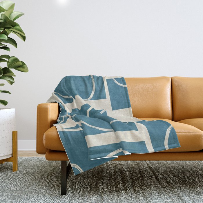 Abstract Pathways 3 Throw Blanket Gallery Image 1