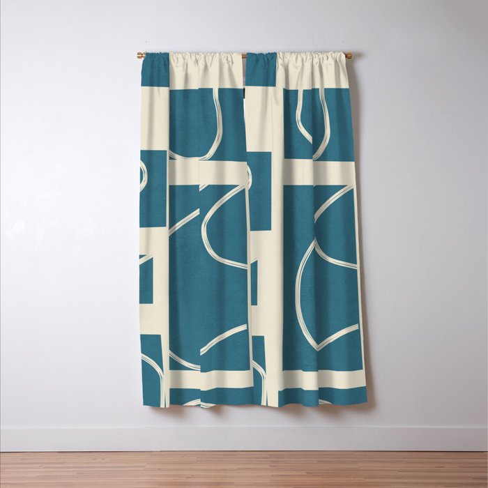 Abstract Pathways 3 Window Curtain Gallery Image 3