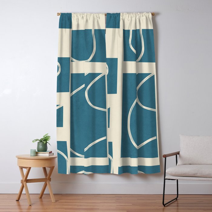 Abstract Pathways 3 Window Curtain Gallery Image 5