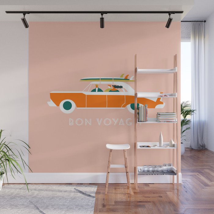 Bon voyage Wall Mural Gallery Image 1