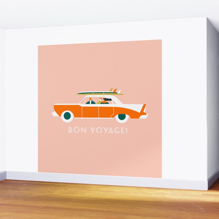 Bon voyage Wall Mural Gallery Image 2