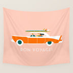 Bon voyage Wall Tapestry Gallery Image 4
