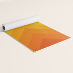 Chevron Waves: Retro Summer Edition Yoga Mat Gallery Image 2