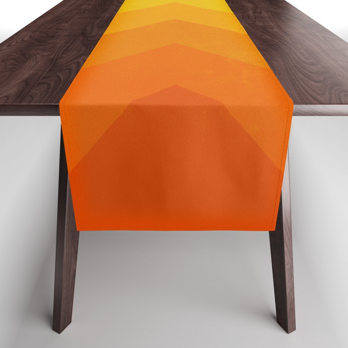 Chevron Waves: Retro Summer Edition Table Runner Gallery Image 1
