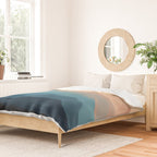 Blue Waves In Desert Peaks Duvet Cover Gallery Image 2