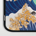 Shiba Inu in Great Wave Laptop Sleeve Gallery Image 3