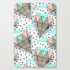 Colored diamonds and texture A Cutting Board Gallery Image 1