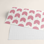 Spring Tulips VII Pink Mid Century Flowers Wrapping Paper Gallery Image 2
