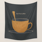 But First Coffee Wall Tapestry Gallery Image 4