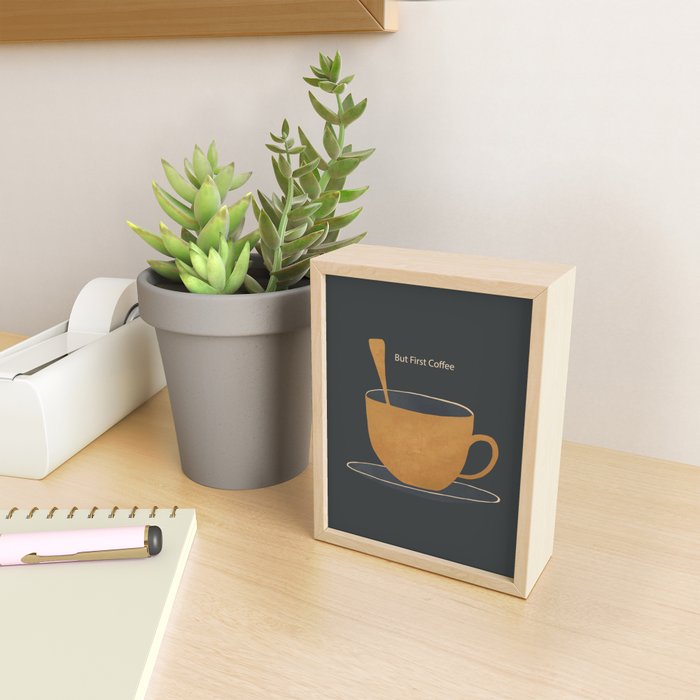 But First Coffee Mini Art Print Gallery Image 2