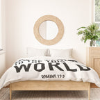 do not conform to the ways of this world Duvet Cover Gallery Image 3