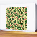 Tropical Garden-Yellow Wall Mural Gallery Image 2