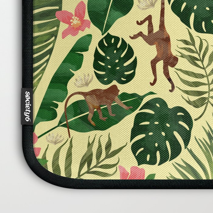 Tropical Garden-Yellow Laptop Sleeve Gallery Image 3