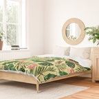 Tropical Garden-Yellow Duvet Cover Gallery Image 2