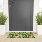 Tropical Garden-Yellow Welcome Mat Gallery Image 3