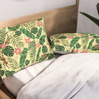 Tropical Garden-Yellow Pillow Sham Gallery Image 2