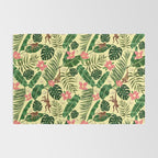 Tropical Garden-Yellow Rug Gallery Image 2