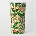 Tropical Garden-Yellow Travel Mug Gallery Image 1