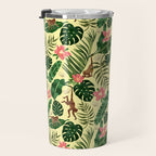 Tropical Garden-Yellow Travel Mug Gallery Image 3