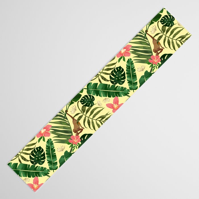 Tropical Garden-Yellow Table Runner Gallery Image 3