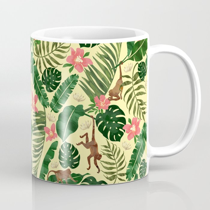 Tropical Garden-Yellow Coffee Mug Gallery Image 1