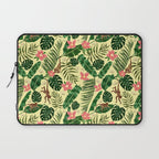 Tropical Garden-Yellow Laptop Sleeve Gallery Image 1