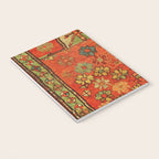 Antique Caucasian Floral Rug Print Notebook Gallery Image 3