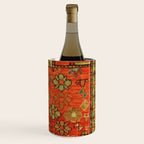 Antique Caucasian Floral Rug Print Wine Chiller Gallery Image 3