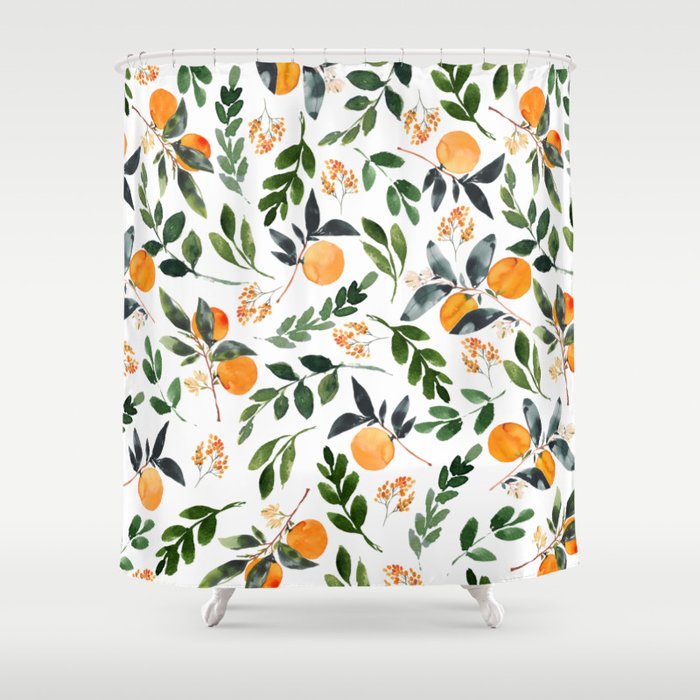 Orange Grove Shower Curtain Gallery Image 1