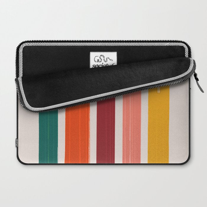 Happy Letters in Retro Colors Laptop Sleeve Gallery Image 2