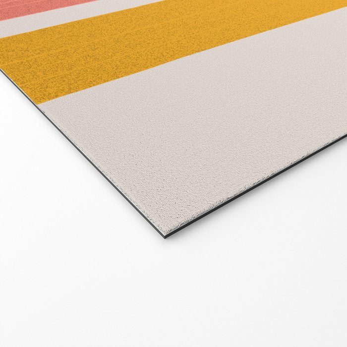 Happy Letters in Retro Colors Welcome Mat Gallery Image 2