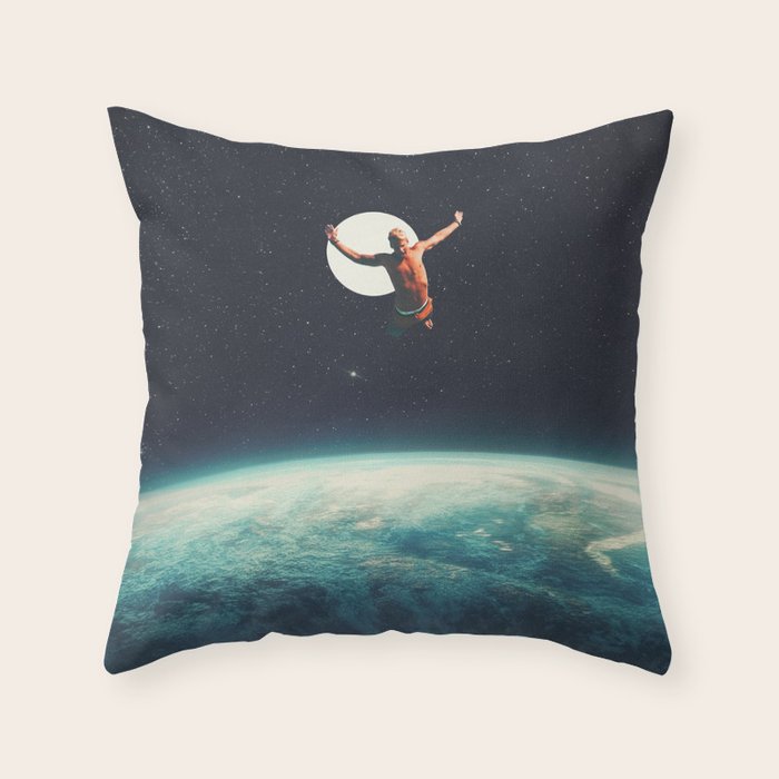 Returning to Earth with a will to Change Throw Pillow Gallery Image 1