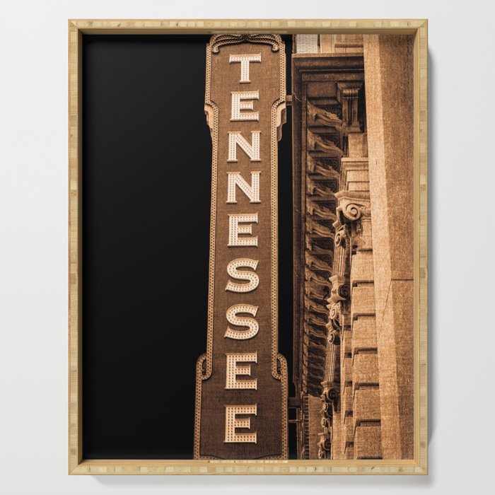 Tennessee Sign No. 2 Photography Serving Tray Gallery Image 1