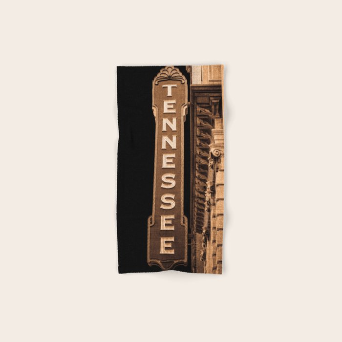 Tennessee Sign No. 2 Photography Bath Towel Gallery Image 1